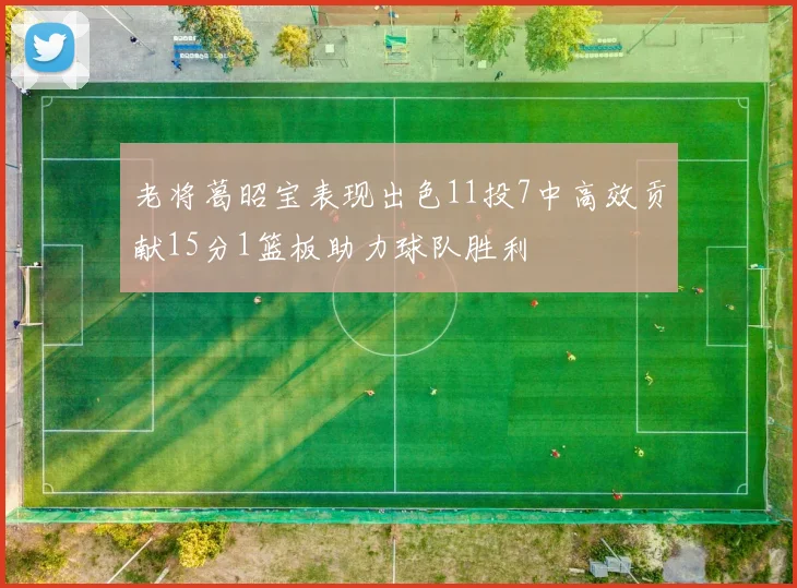 老将葛昭宝表现出色11投7中高效贡献15分1篮板助力球队胜利
