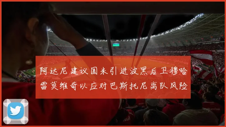 阿达尼建议国米引进波黑后卫穆哈雷莫维奇以应对巴斯托尼离队风险